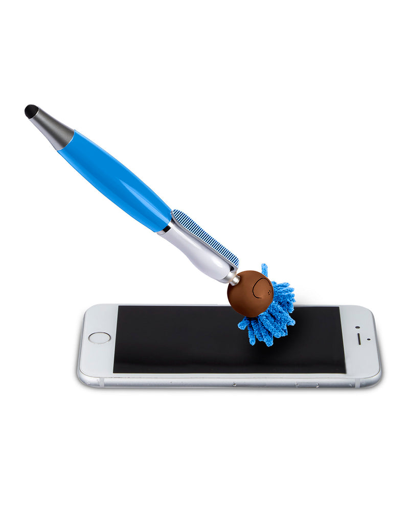 MopToppers Multicultural Screen Cleaner With Stylus Pen - Quantity 250