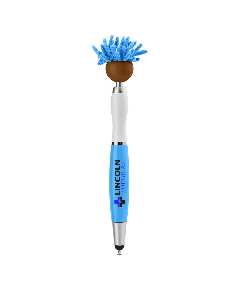 MopToppers Multicultural Screen Cleaner With Stylus Pen - Quantity 250
