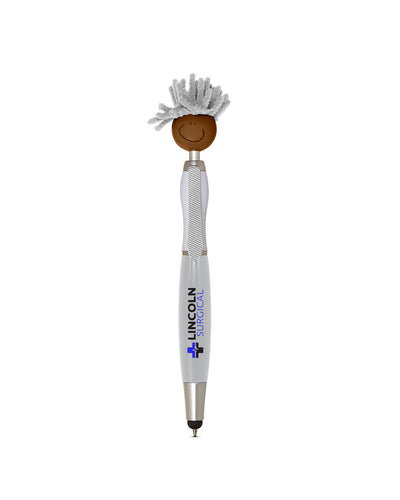 MopToppers Multicultural Screen Cleaner With Stylus Pen - Quantity 250