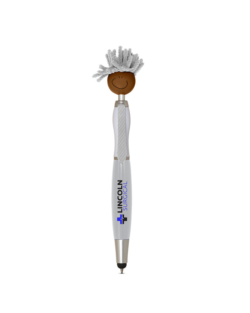 MopToppers Multicultural Screen Cleaner With Stylus Pen - Quantity 250