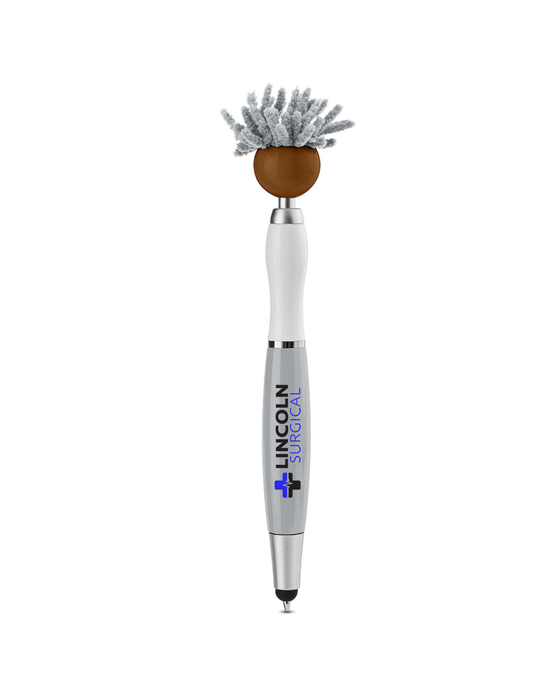 MopToppers Multicultural Screen Cleaner With Stylus Pen - Quantity 250
