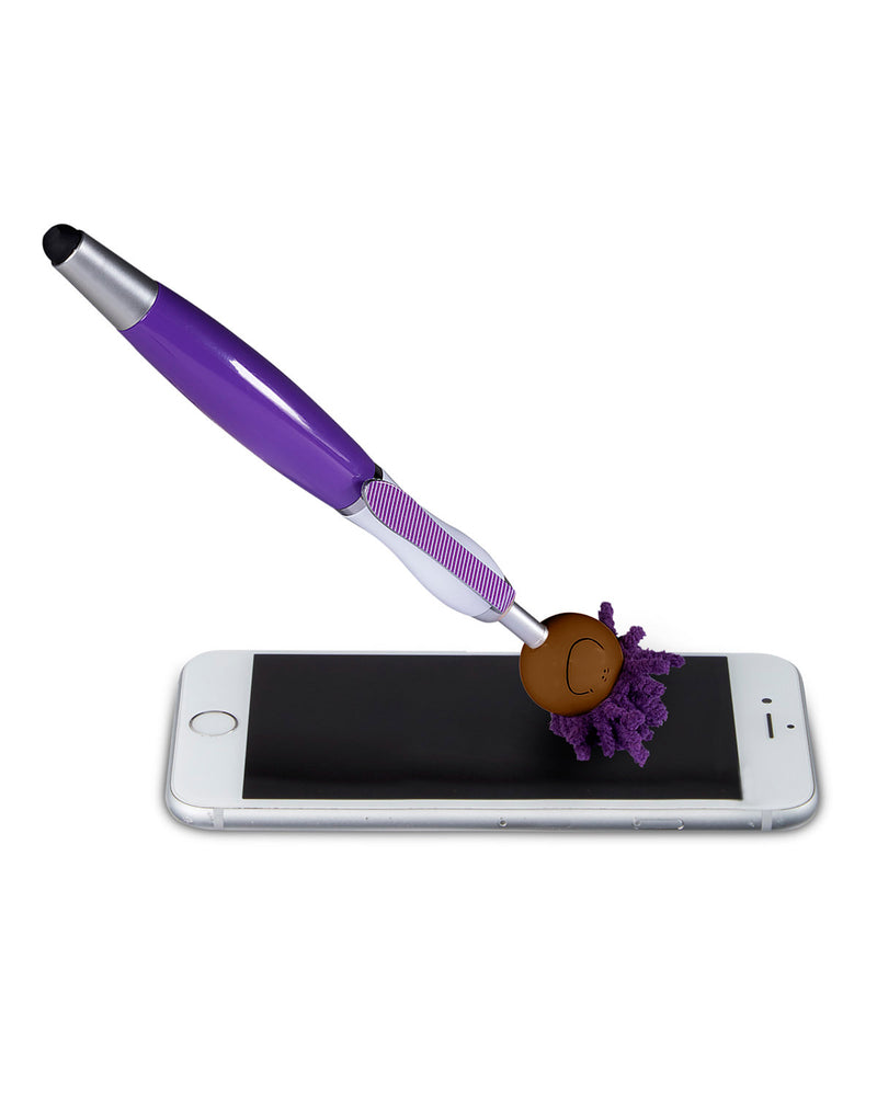 MopToppers Multicultural Screen Cleaner With Stylus Pen - Quantity 250