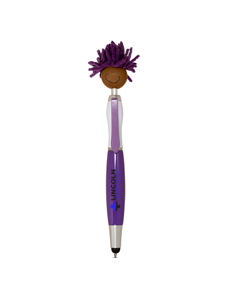 MopToppers Multicultural Screen Cleaner With Stylus Pen - Quantity 250