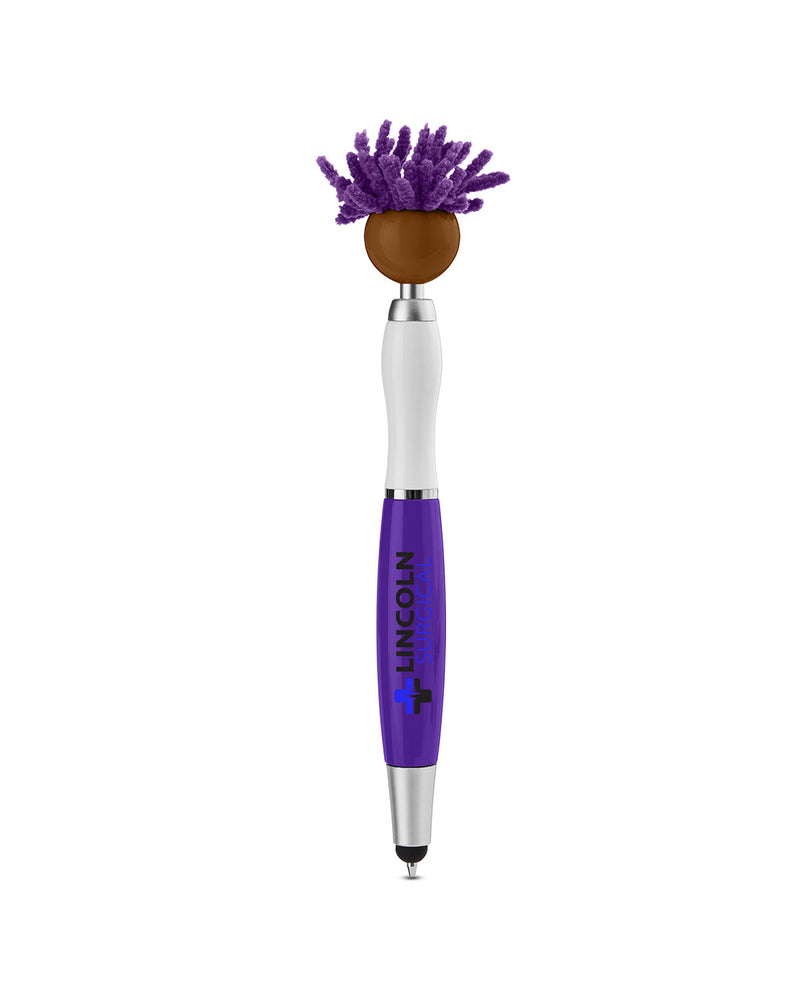 MopToppers Multicultural Screen Cleaner With Stylus Pen - Quantity 250