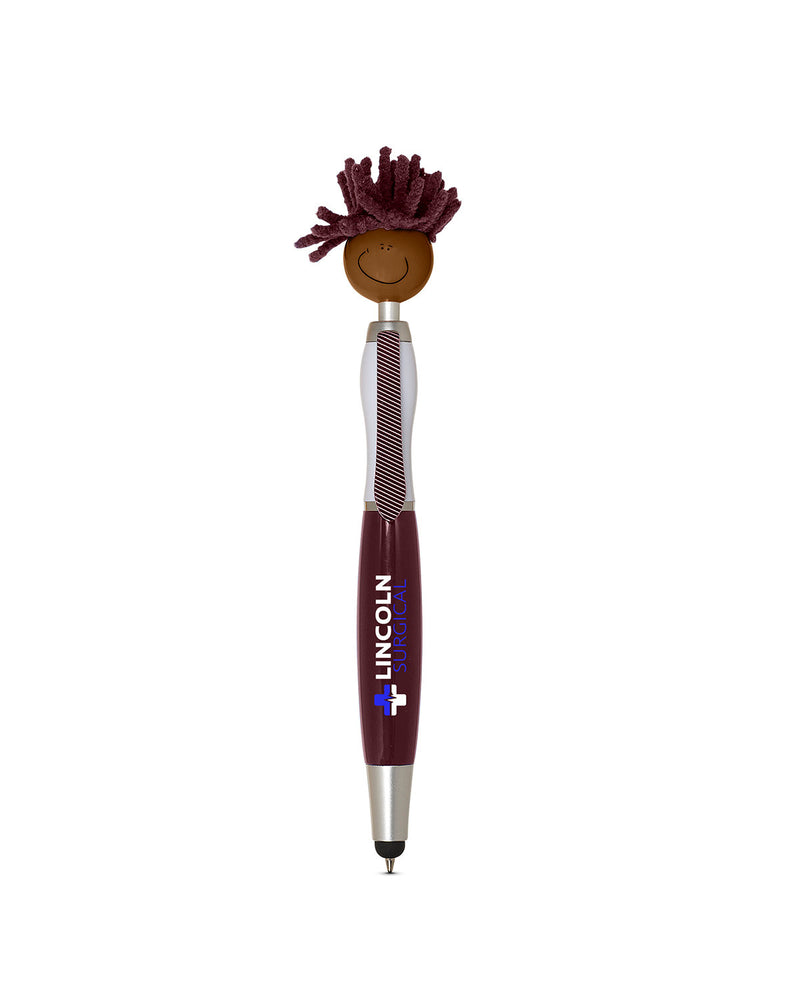 MopToppers Multicultural Screen Cleaner With Stylus Pen - Quantity 250