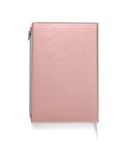 Prime Line Softbound Metallic Foundry Journal With Zipper Pocket