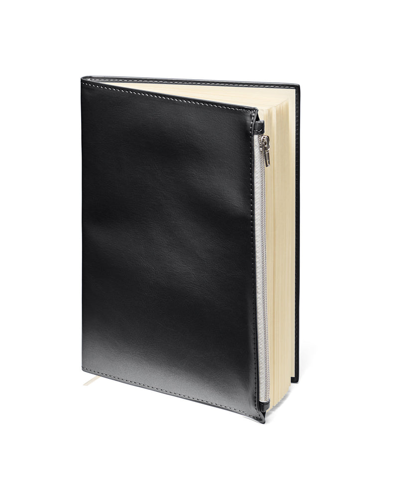 Prime Line Softbound Metallic Foundry Journal With Zipper Pocket