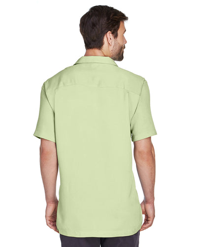 Harriton Men's Bahama Cord Camp Shirt