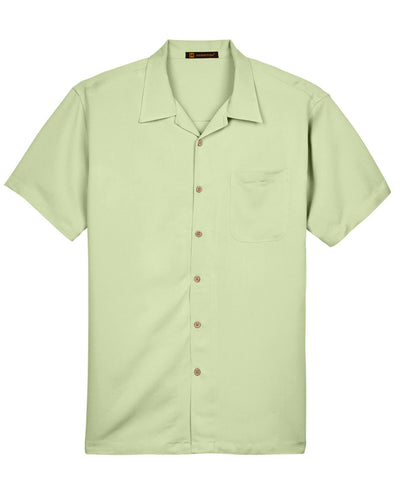 Harriton Men's Bahama Cord Camp Shirt