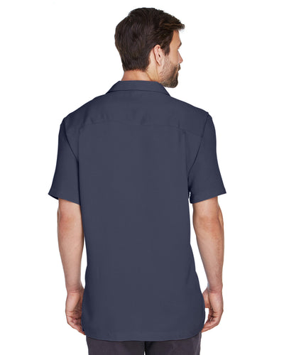 Harriton Men's Bahama Cord Camp Shirt