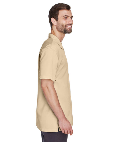 Harriton Men's Bahama Cord Camp Shirt