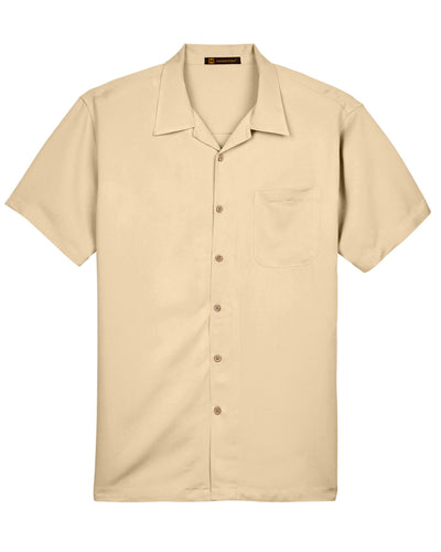 Harriton Men's Bahama Cord Camp Shirt