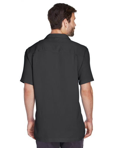 Harriton Men's Bahama Cord Camp Shirt