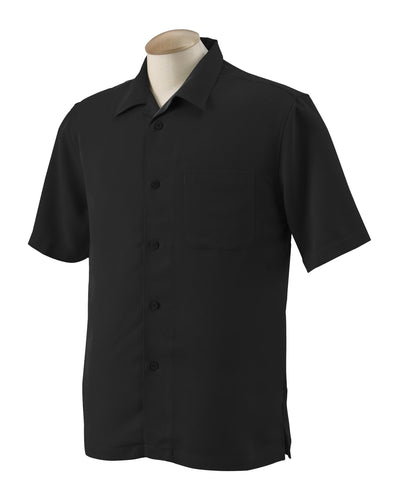 Harriton Men's Bahama Cord Camp Shirt