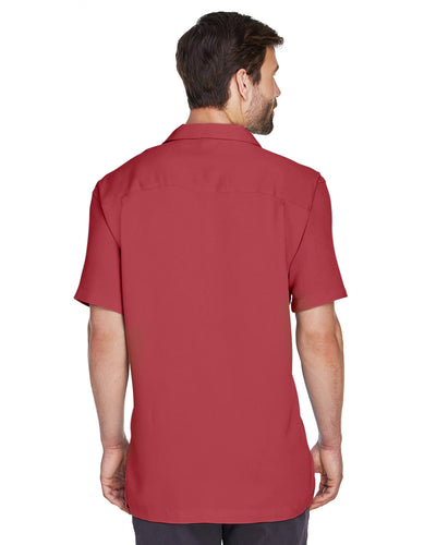 Harriton Men's Bahama Cord Camp Shirt