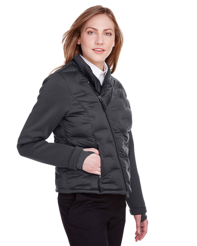 North End Ladies' Loft Pioneer Hybrid Bomber Jacket