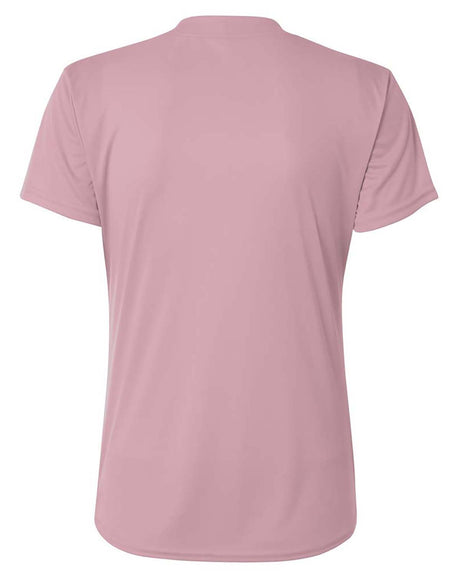 A4 Girl's Tek 2-Button Henley Shirt A4