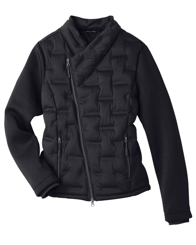 North End Ladies' Loft Pioneer Hybrid Bomber Jacket