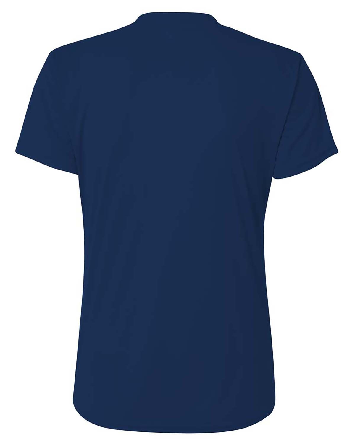 A4 Girl's Tek 2-Button Henley Shirt A4