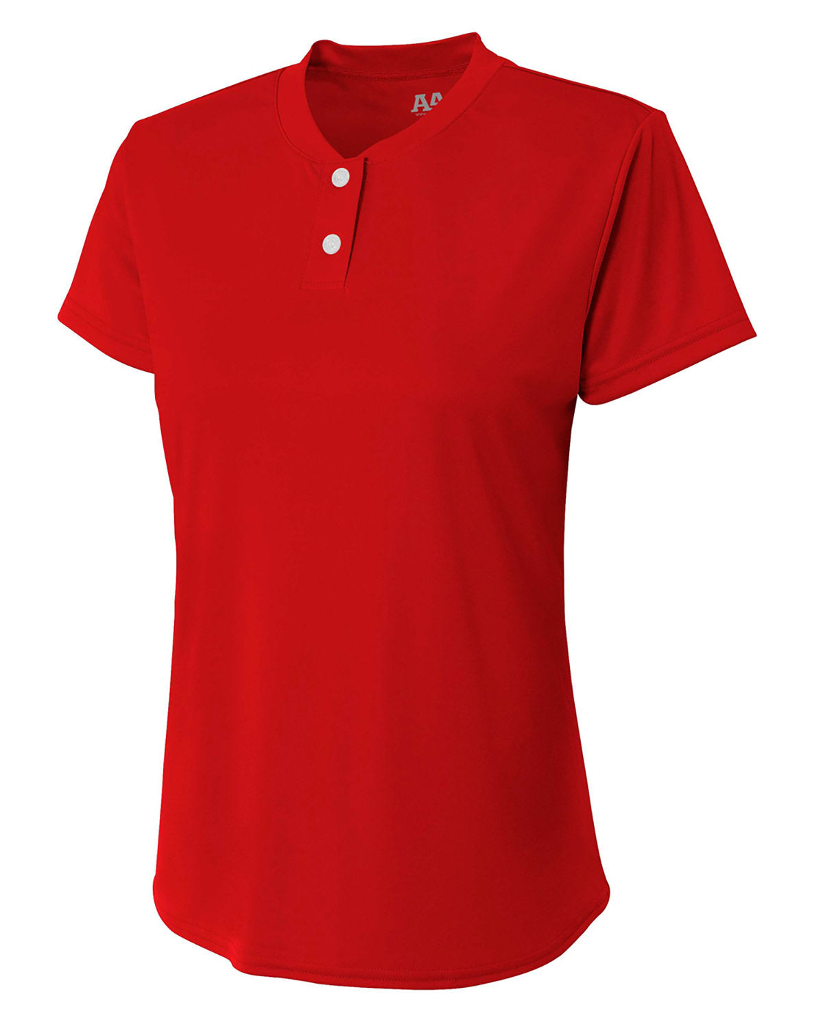 A4 Girl's Tek 2-Button Henley Shirt A4