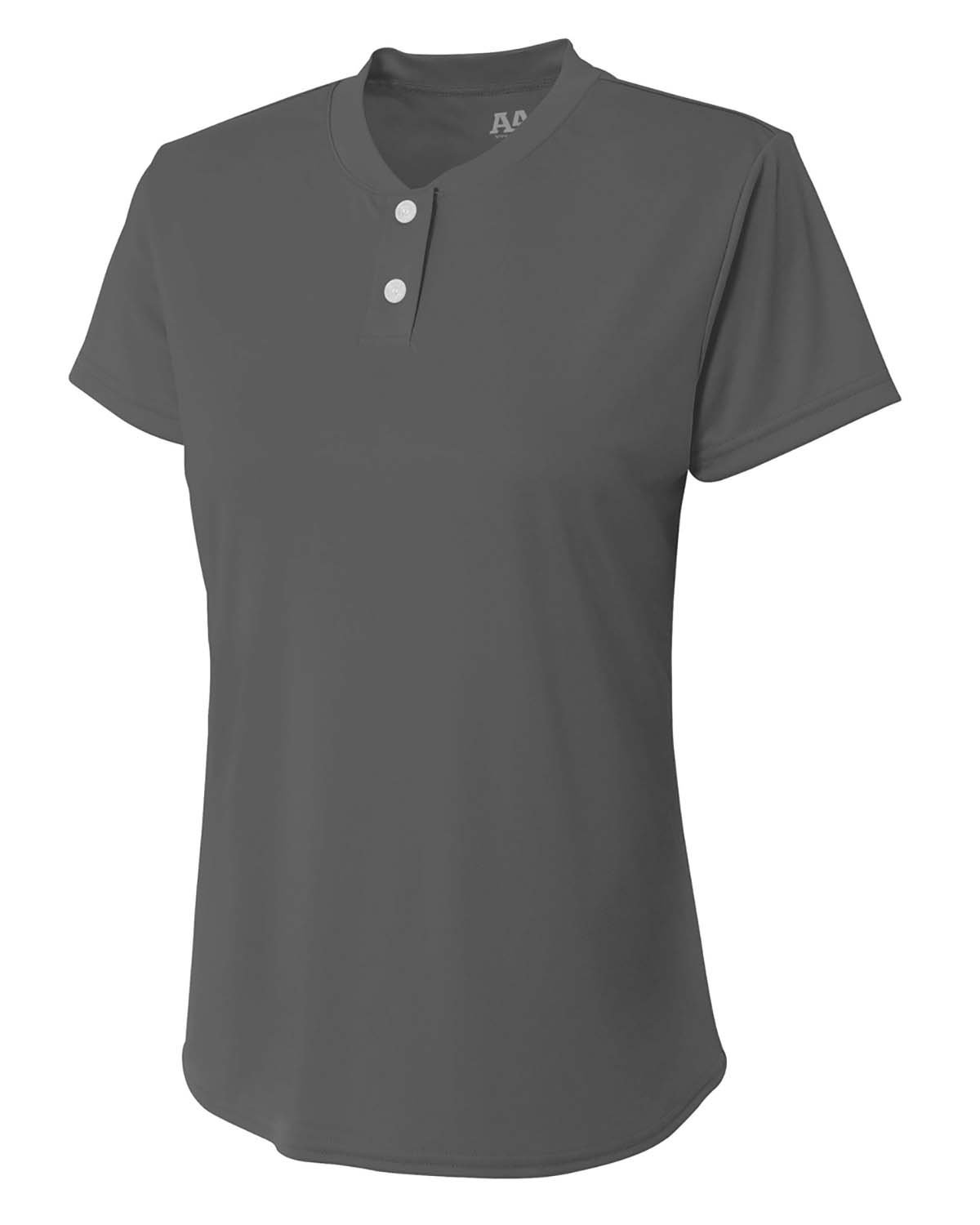 A4 Girl's Tek 2-Button Henley Shirt A4
