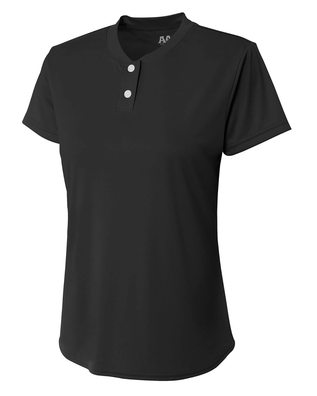 A4 Girl's Tek 2-Button Henley Shirt A4