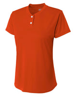 A4 Girl's Tek 2-Button Henley Shirt A4