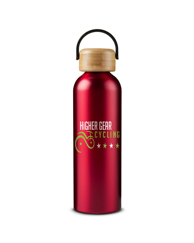 Prime Line 23.6oz Refresh Aluminum Bottle With Bamboo Lid