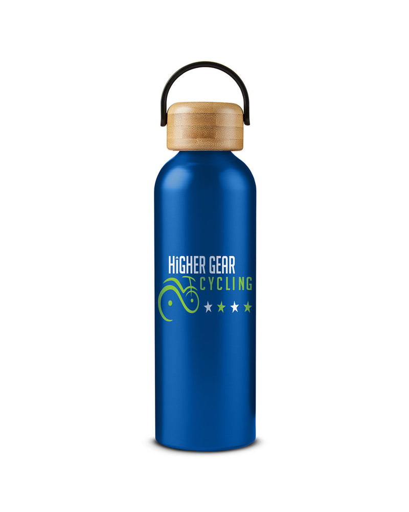 Prime Line 23.6oz Refresh Aluminum Bottle With Bamboo Lid