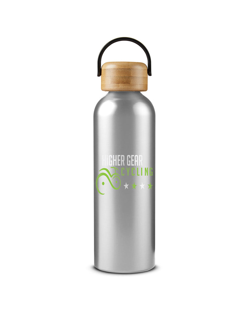 Prime Line 23.6oz Refresh Aluminum Bottle With Bamboo Lid