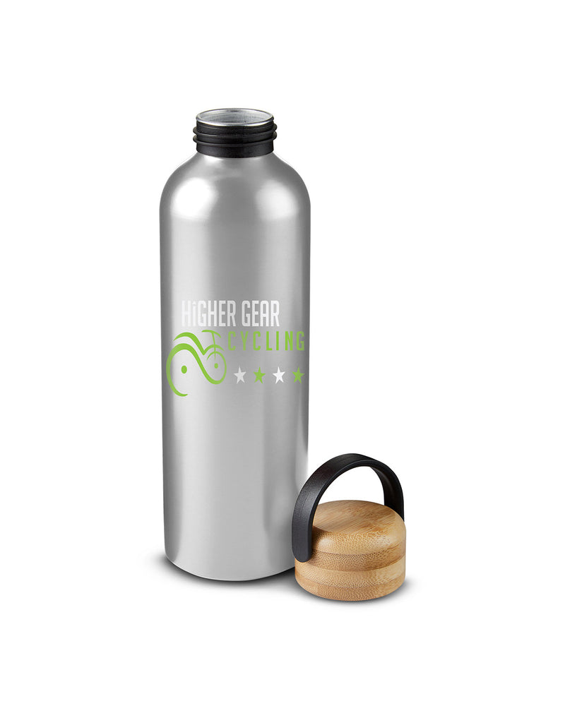 Prime Line 23.6oz Refresh Aluminum Bottle With Bamboo Lid