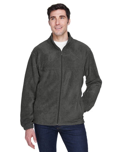 Harriton Men's 8 oz. Full-Zip Fleece