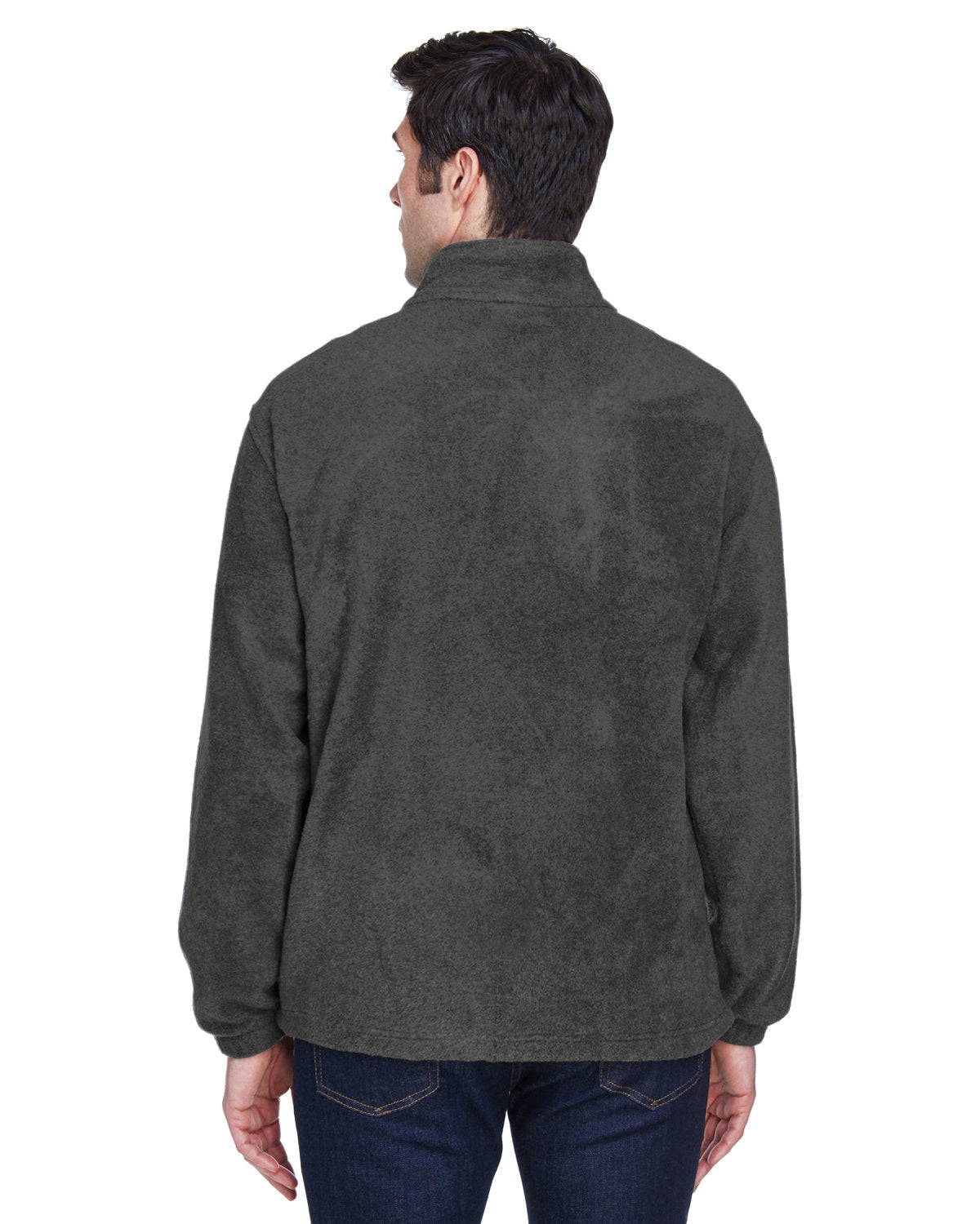 Harriton Men's 8 oz. Full-Zip Fleece Harriton