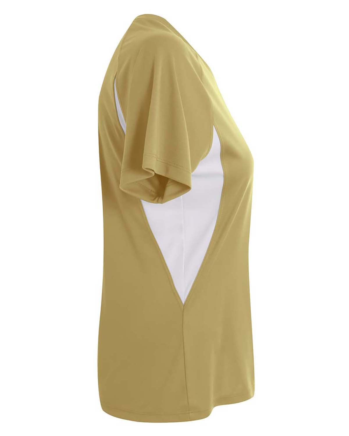 A4 Ladies' Color Block Performance V-Neck T-Shirt A4