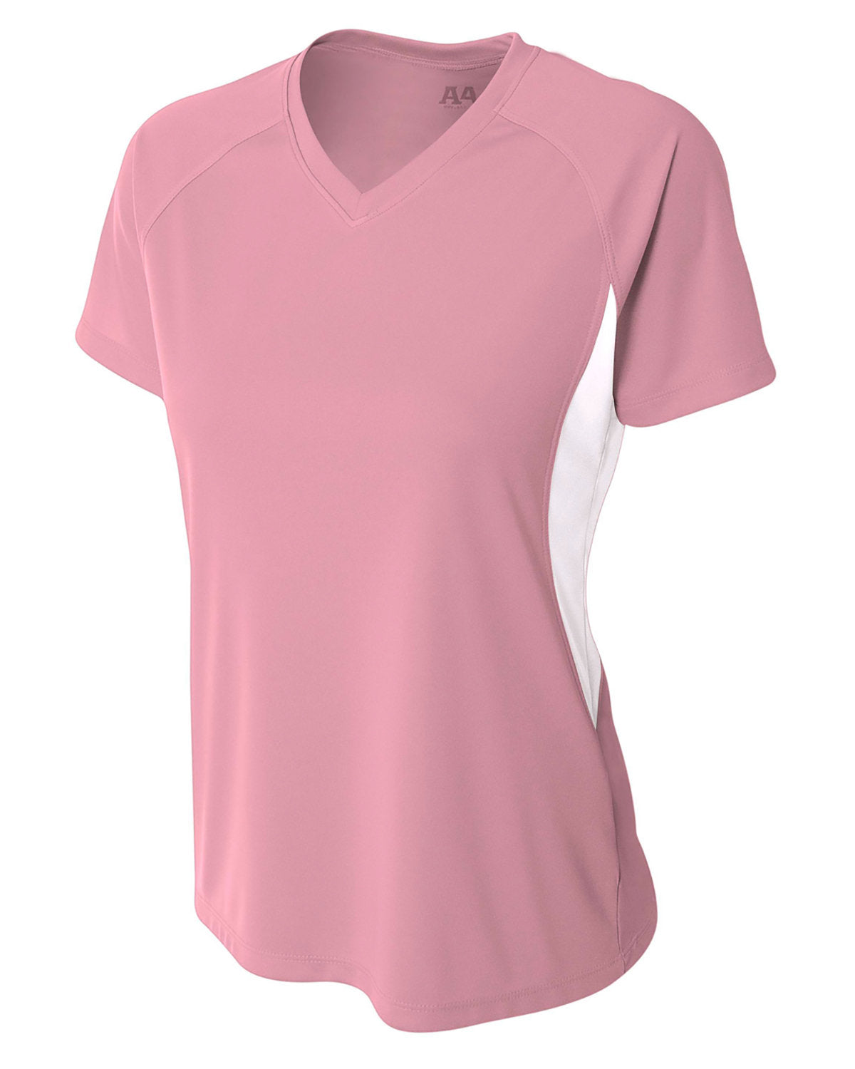 A4 Ladies' Color Block Performance V-Neck T-Shirt A4