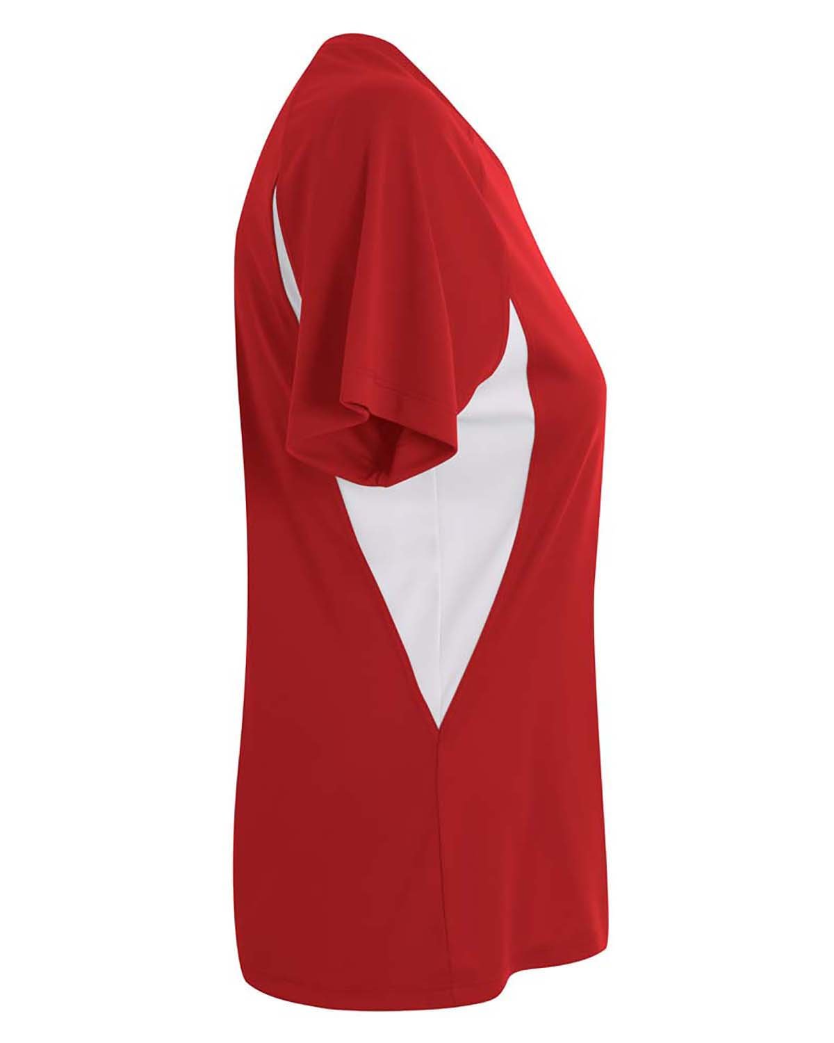 A4 Ladies' Color Block Performance V-Neck T-Shirt A4