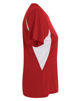 A4 Ladies' Color Block Performance V-Neck T-Shirt A4