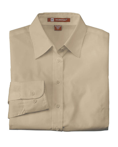 Harriton Ladies' 3.1 oz. Essential Poplin