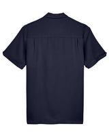 Harriton Men's Two-Tone Camp Shirt Harriton