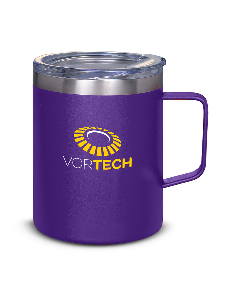 Prime Line 12oz Vacuum Insulated Coffee Mug With Handle
