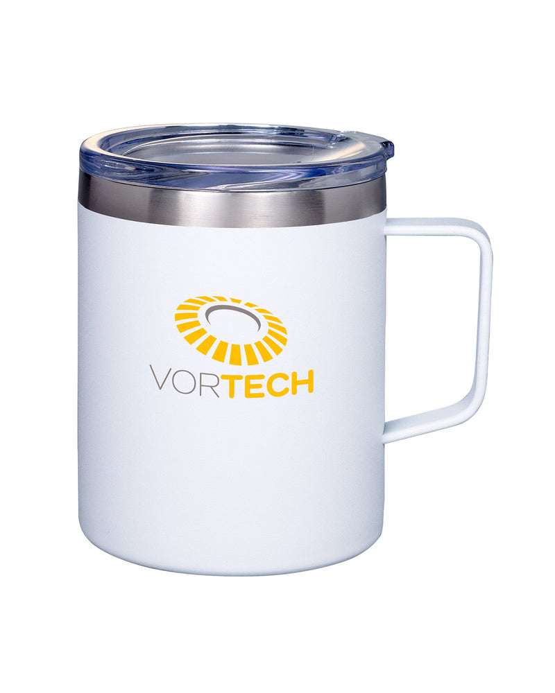 Prime Line 12oz Vacuum Insulated Coffee Mug With Handle