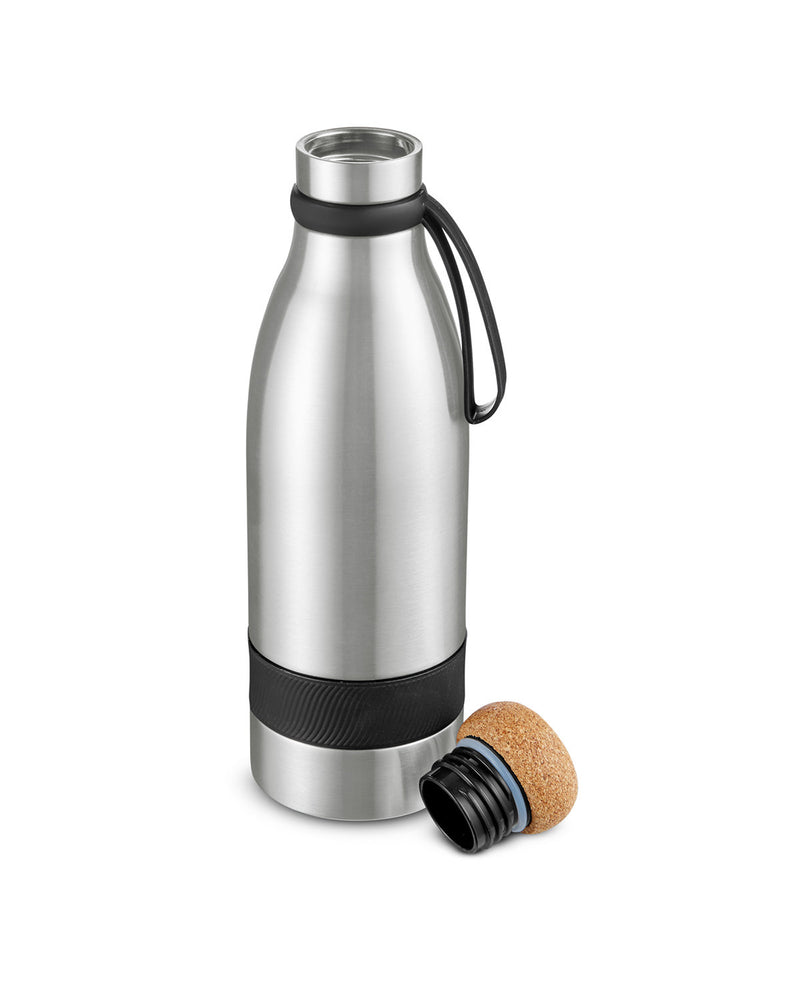 Prime Line 19oz Double Wall Vacuum Bottle With Cork Lid