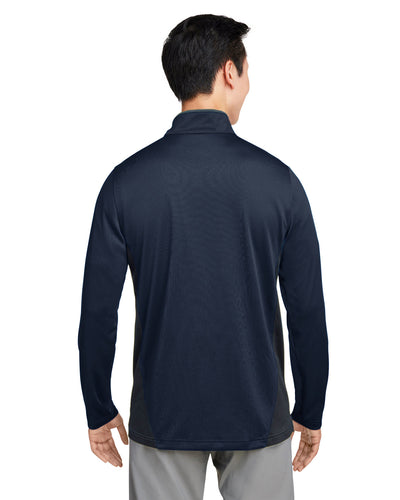 Harriton Men's Flash Snag Protection Plus IL Colorblock Quarter-Zip