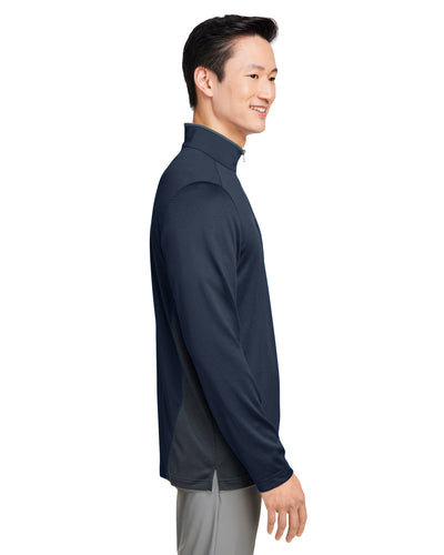 Harriton Men's Flash Snag Protection Plus IL Colorblock Quarter-Zip