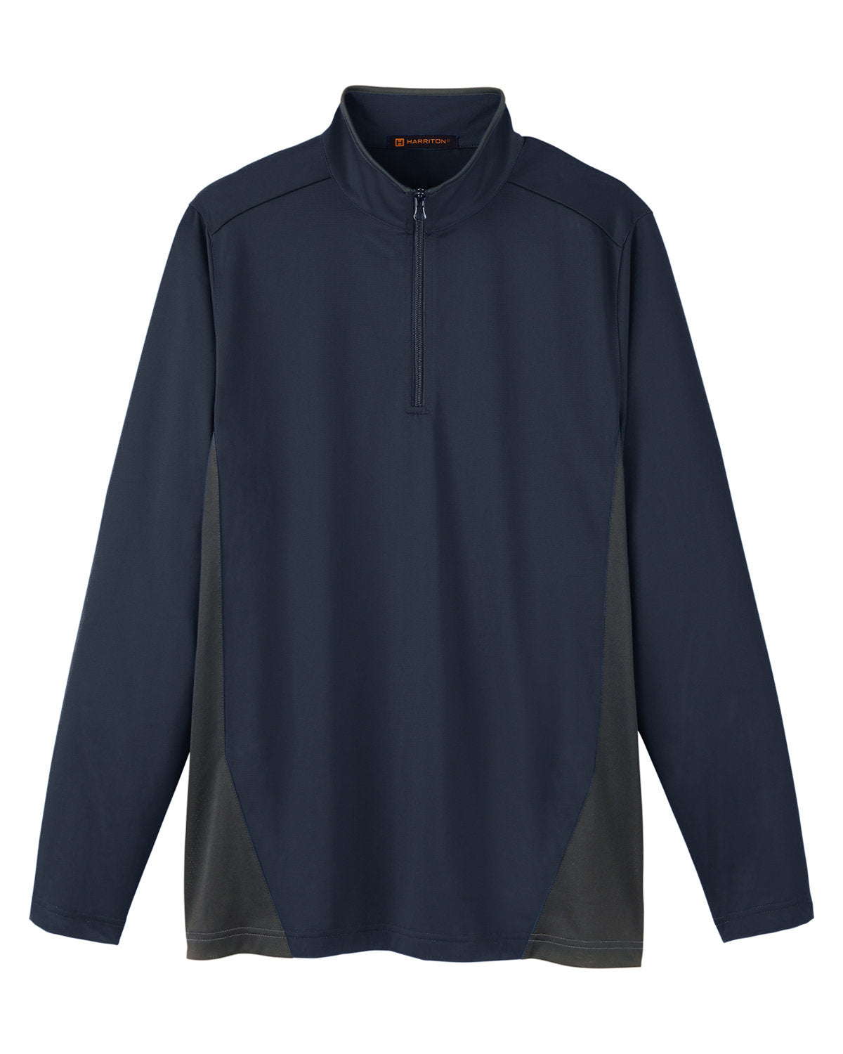 Harriton Men's Flash Snag Protection Plus IL Colorblock Quarter-Zip Harriton