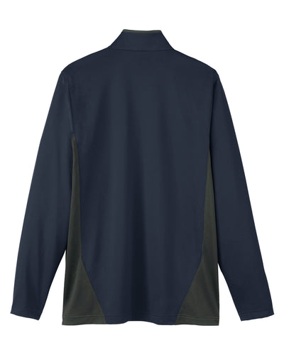 Harriton Men's Flash Snag Protection Plus IL Colorblock Quarter-Zip
