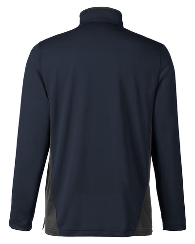 Harriton Men's Flash Snag Protection Plus IL Colorblock Quarter-Zip