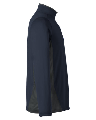 Harriton Men's Flash Snag Protection Plus IL Colorblock Quarter-Zip