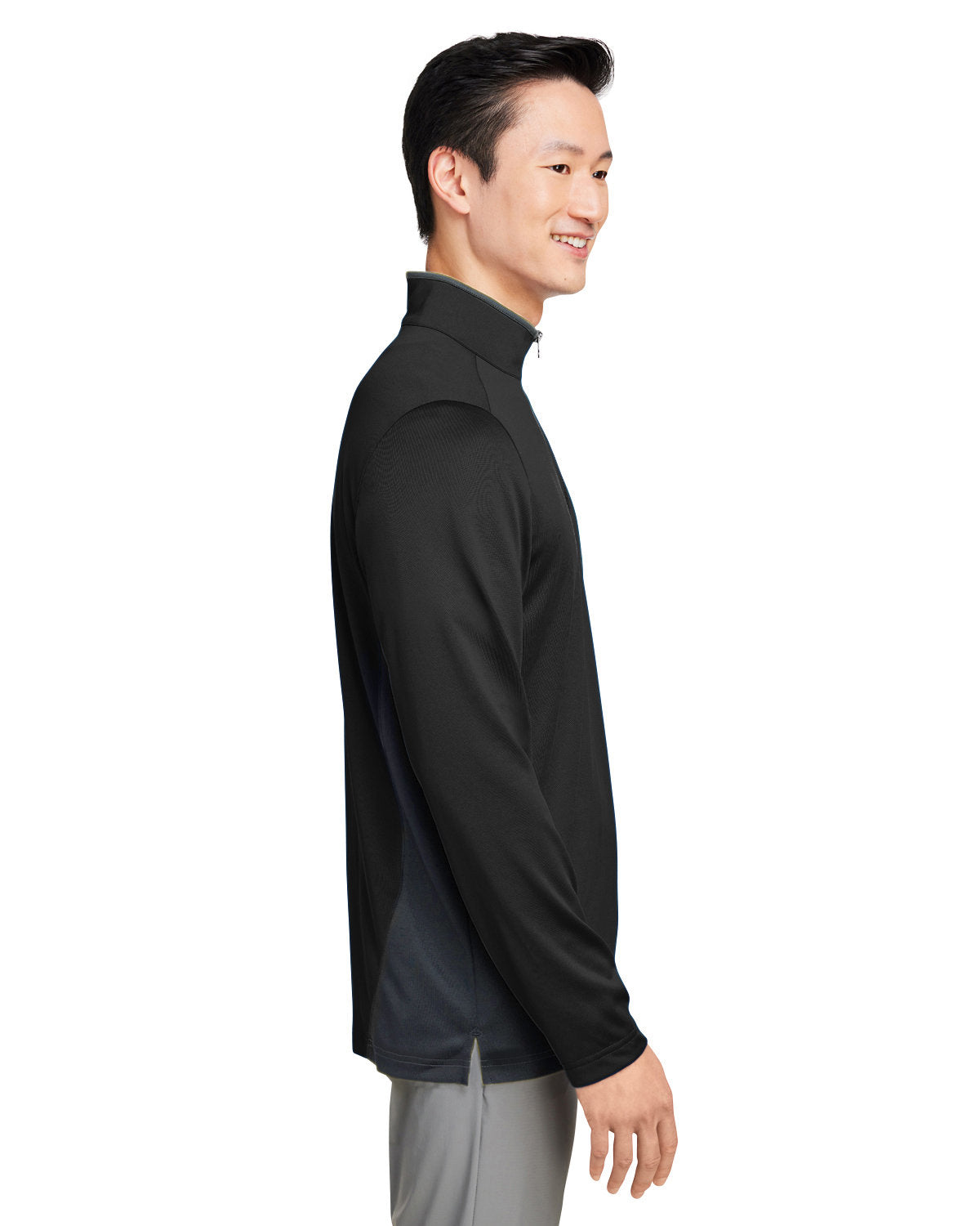 Harriton Men's Flash Snag Protection Plus IL Colorblock Quarter-Zip Harriton