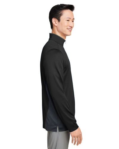 Harriton Men's Flash Snag Protection Plus IL Colorblock Quarter-Zip